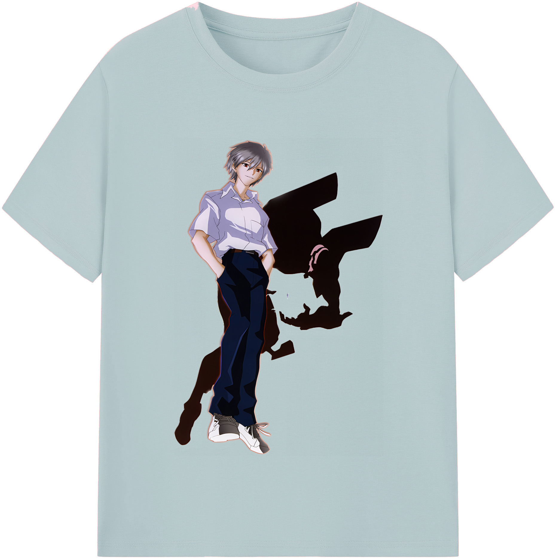 （画像用） EVA 新世紀エヴァンゲリオン 綿100％半袖Tシャツ（フロントプリント）